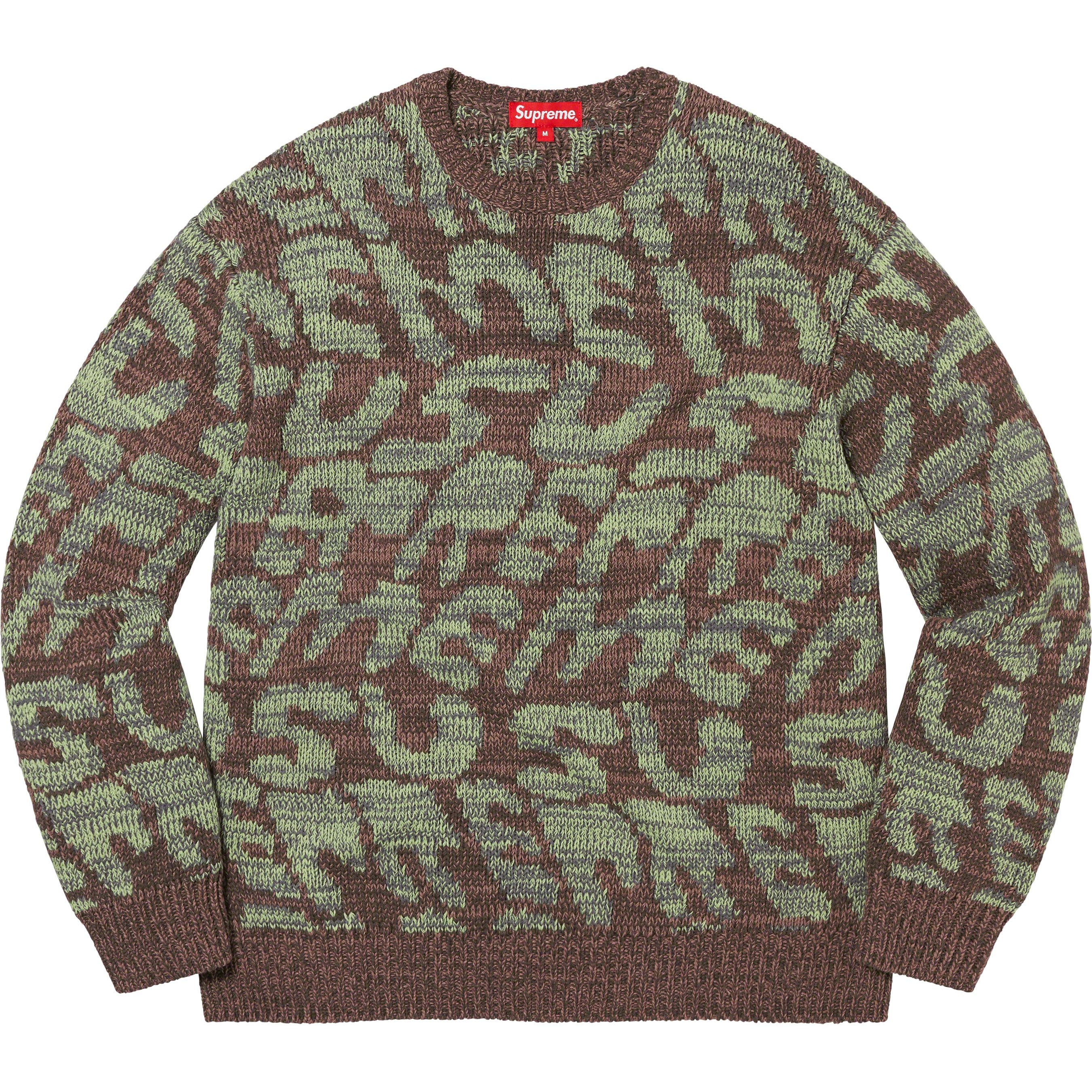 Supreme Stacked Sweater (SS23) - Brown - $158