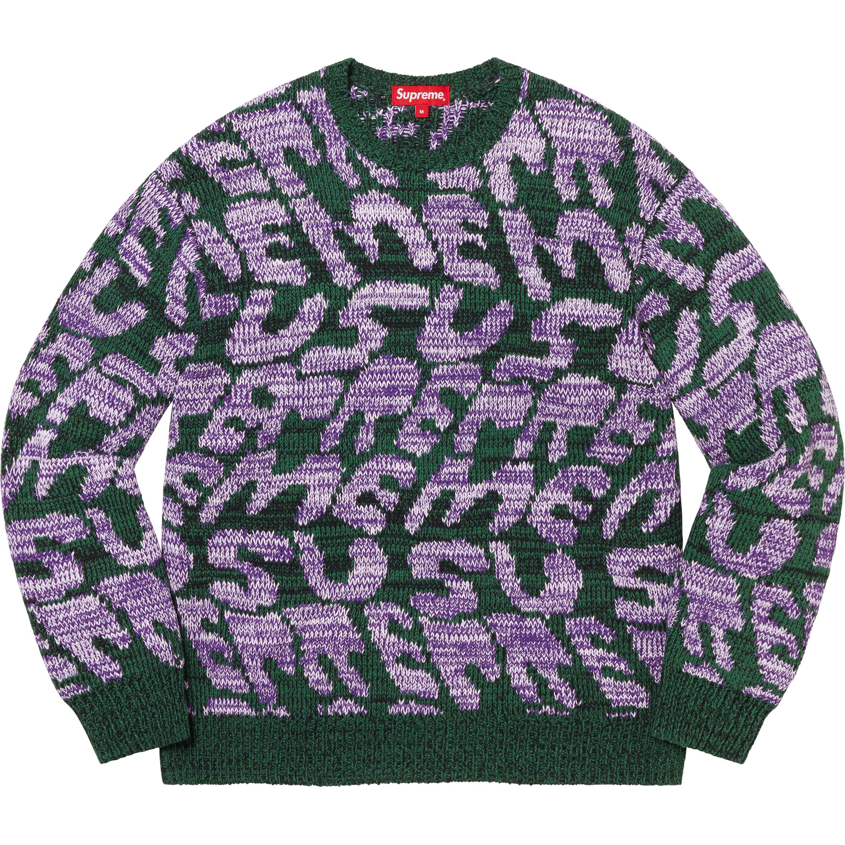 Supreme Stacked Sweater (SS23) - Green - $158