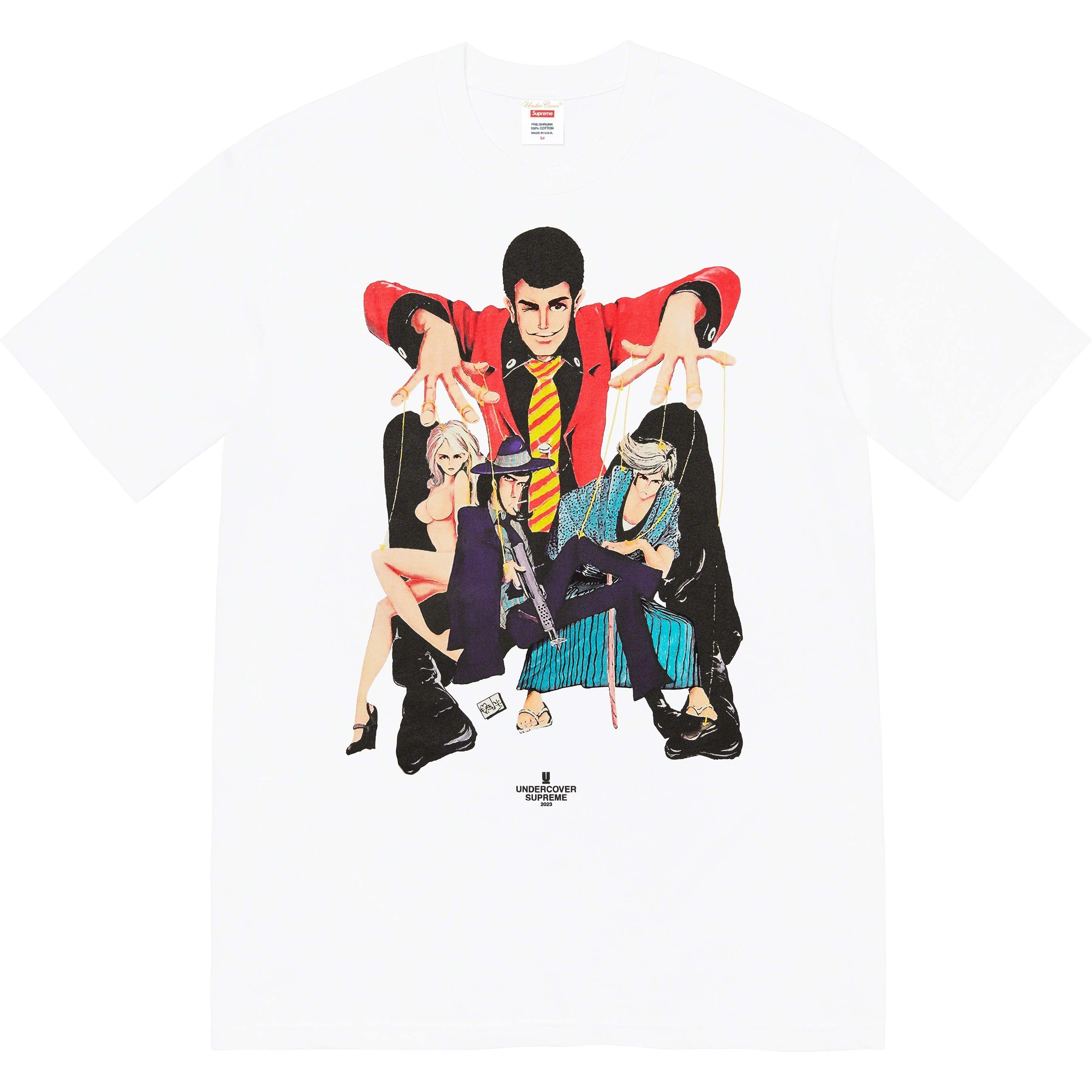 Supreme Supreme UNDERCOVER Lupin Tee (SS23) - White - $54