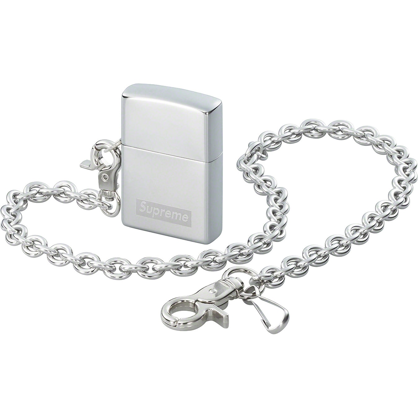 Supreme Chain Zippo (SS23) - Silver - $72