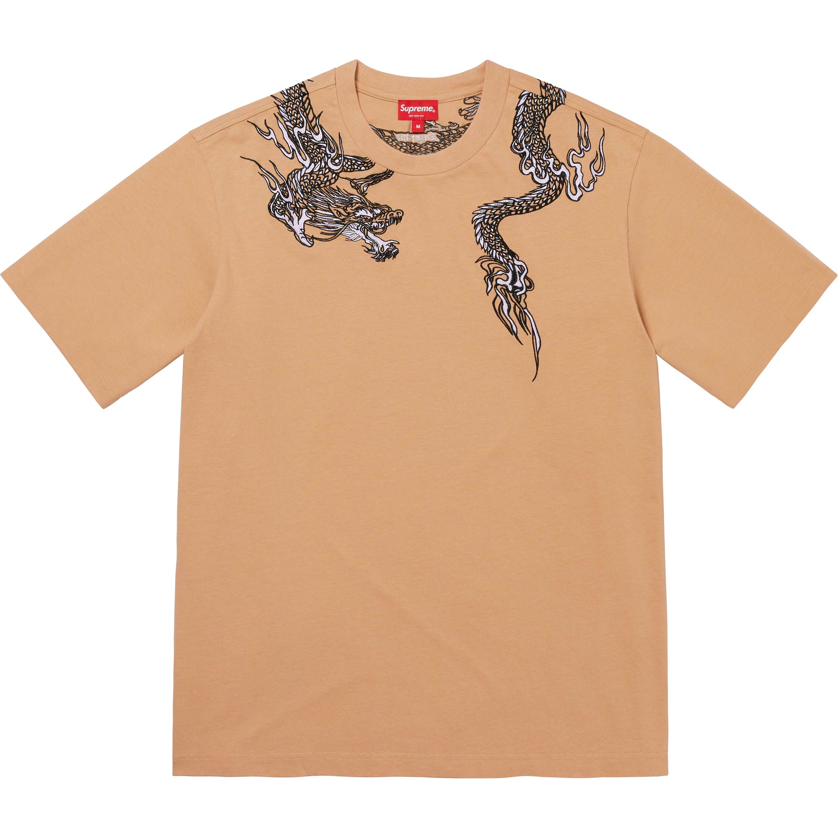 Supreme Dragon Wrap S S Top (SS23) - Tan - $88