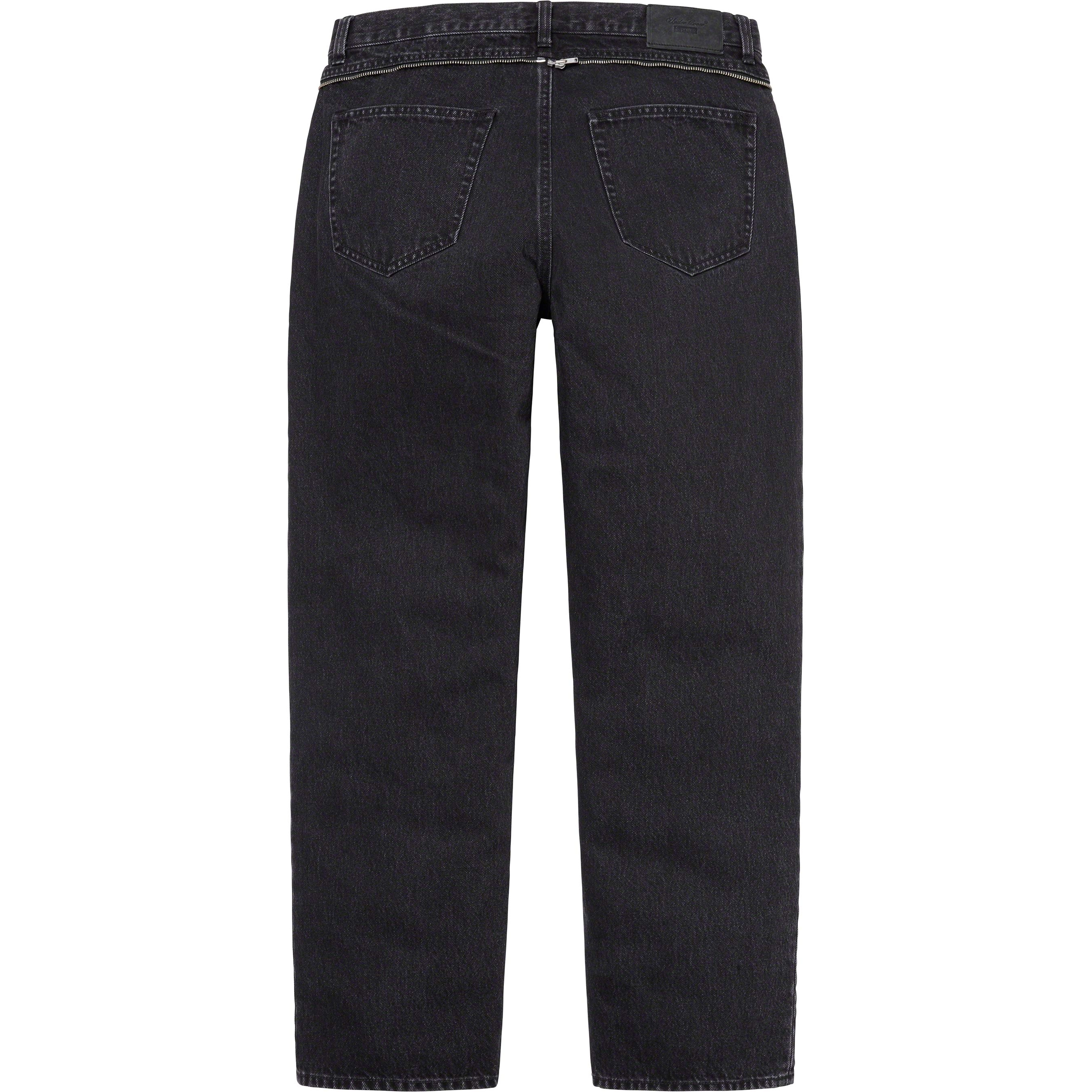 Supreme Supreme UNDERCOVER Layered Jean (SS23) - Washed Black - $228