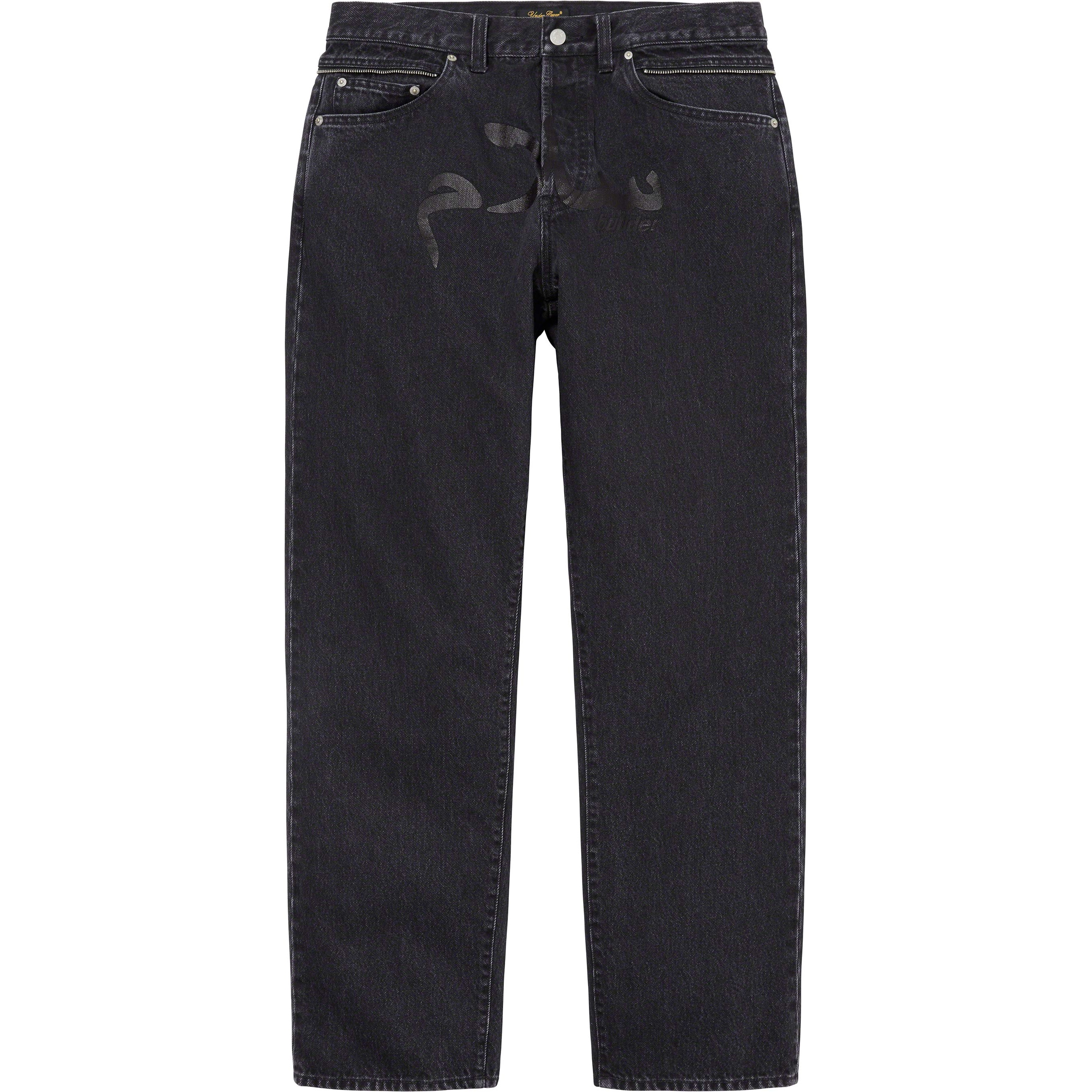 Supreme Supreme UNDERCOVER Layered Jean (SS23) - Washed Black - $228