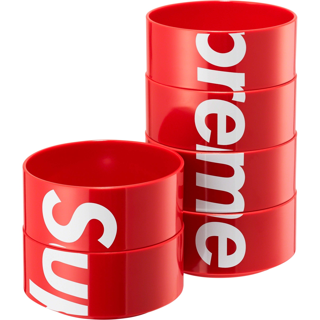 Supreme Supreme Heller Bowls (Set of 6) (SS23) - Red - $68