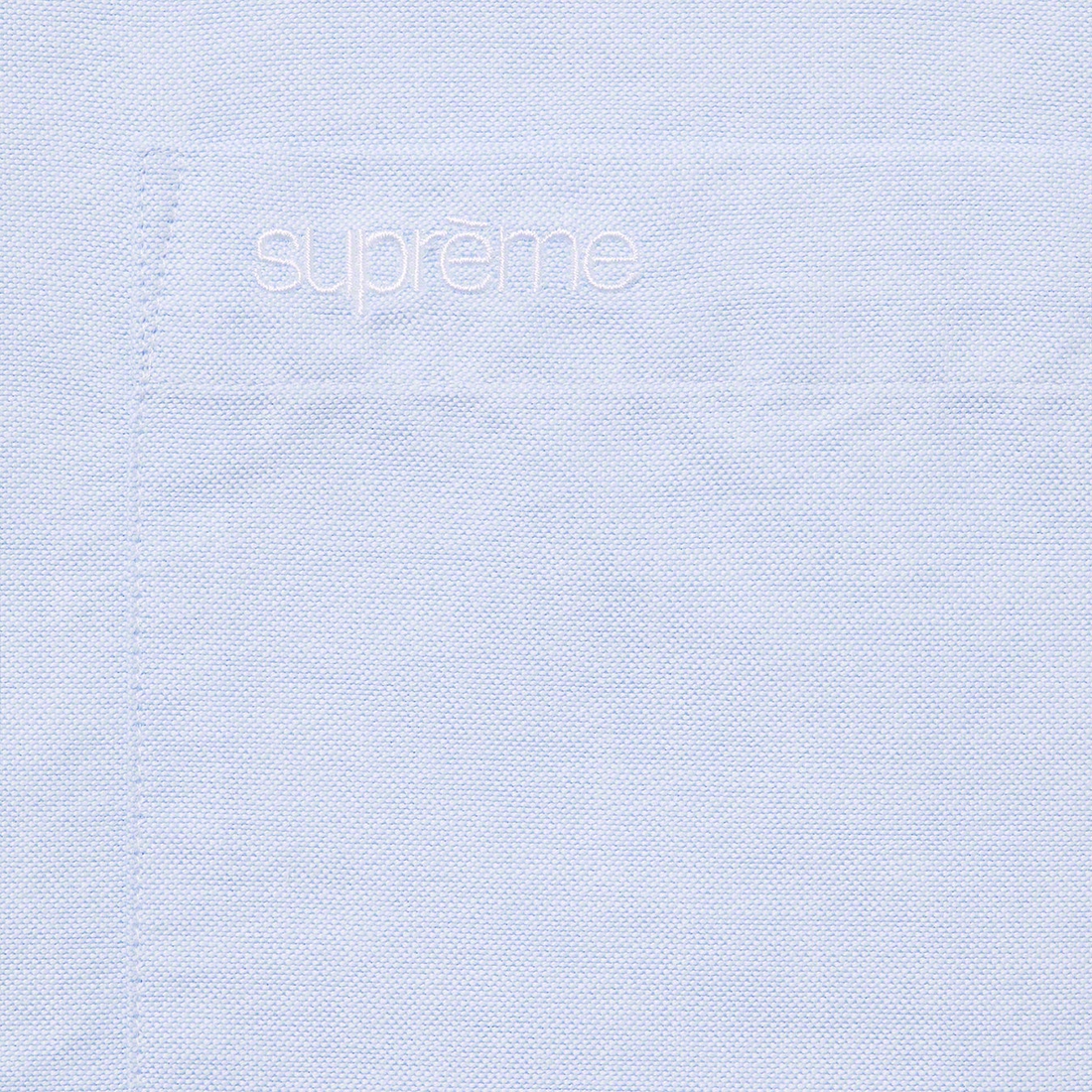 Supreme Loose Fit S S Oxford Shirt (SS23) - Light Blue - $128