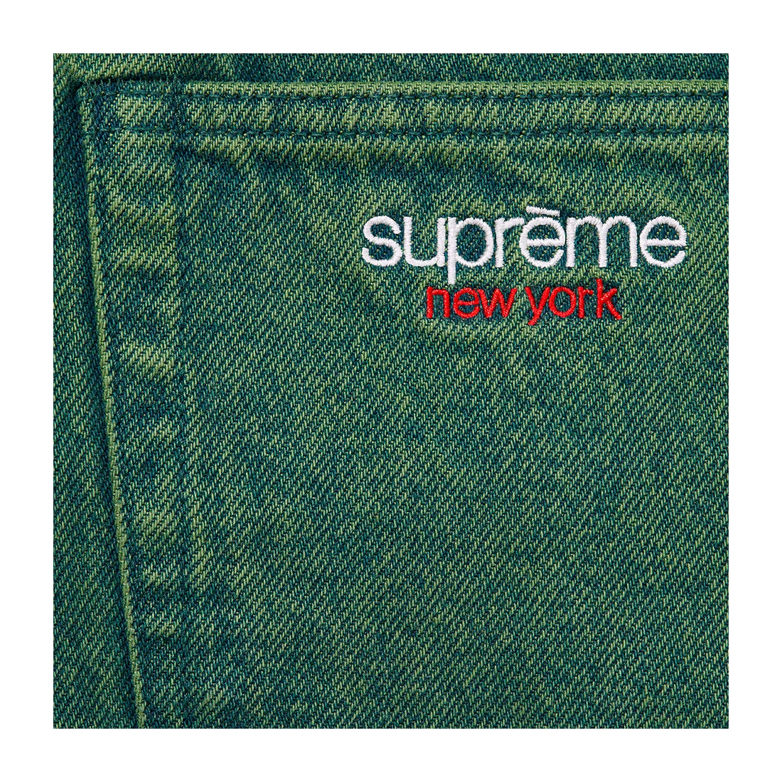 Supreme Baggy Denim Short (SS23) - Green - $138
