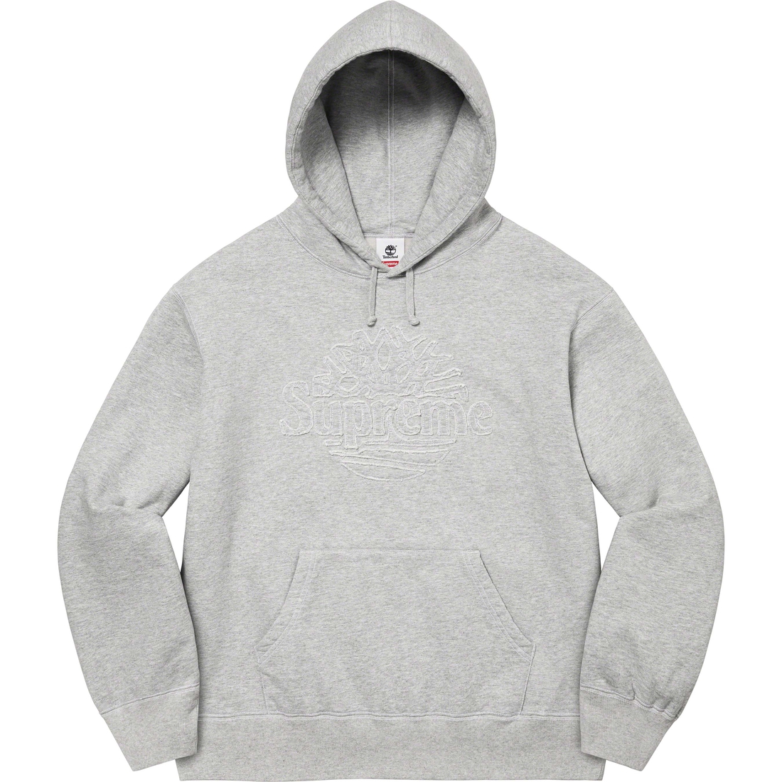 Supreme Supreme Timberland Hooded Sweatshirt (SS23) - Heather Grey - $158