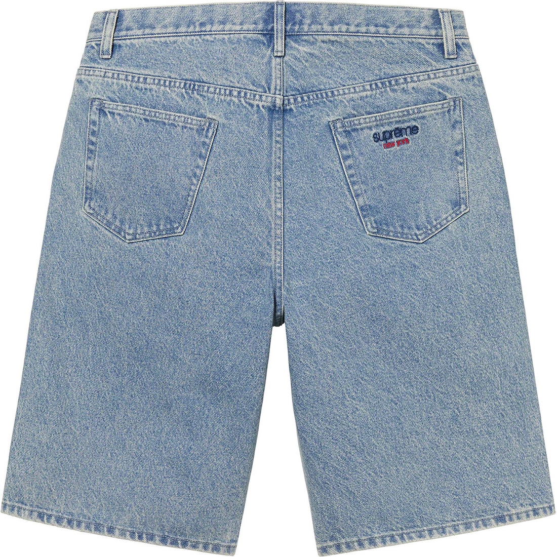 Supreme Baggy Denim Short (SS23) - Washed Blue - $138