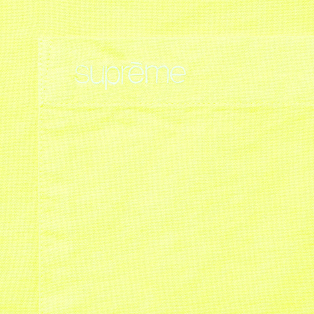 Supreme Loose Fit S S Oxford Shirt (SS23) - Bright Green - $128