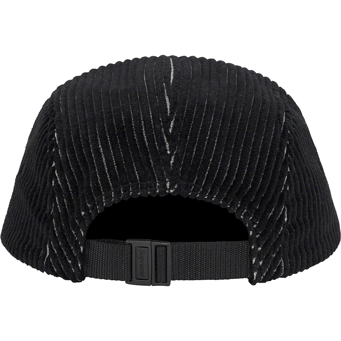 Supreme 2-Tone Corduroy Camp Cap (SS23) - Black - $48