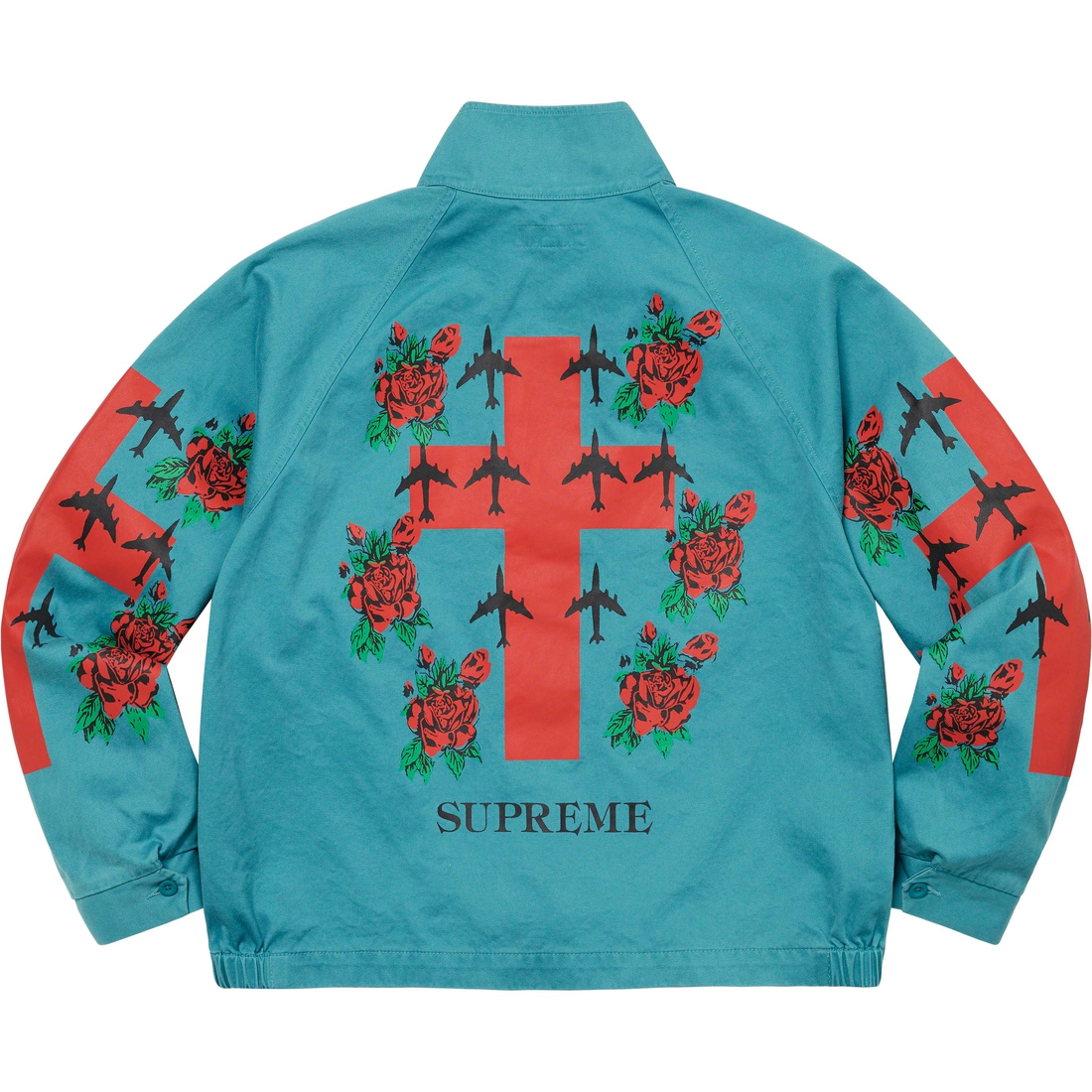 Supreme Destruction of Purity Harrington Jacket (SS23) - Teal - $238