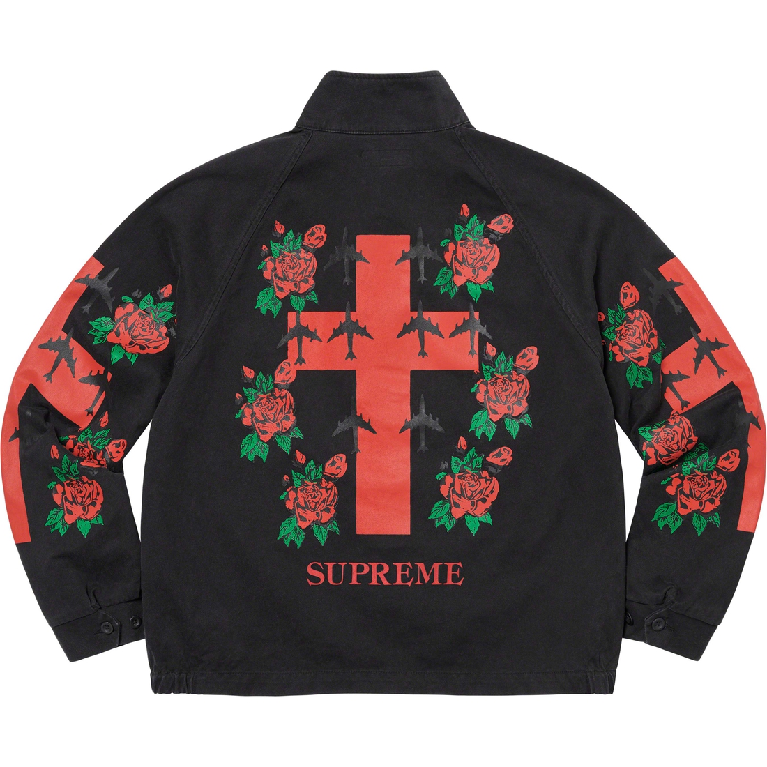 Supreme Destruction of Purity Harrington Jacket (SS23) - Black - $238