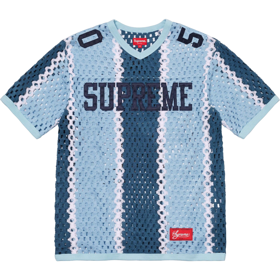 Supreme Crochet Football Jersey (SS23) - Slate - $148