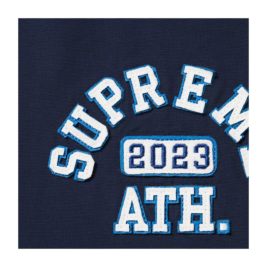 Supreme Appliqué Track Pant (SS23) - Navy - $138