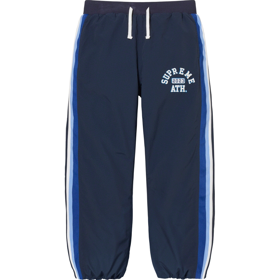 Supreme Appliqué Track Pant (SS23) - Navy - $138