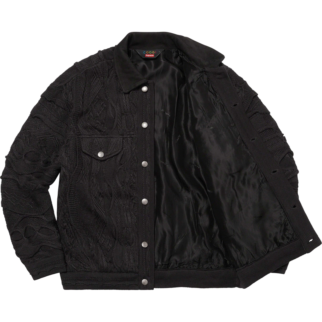 Supreme Supreme Coogi Trucker Jacket (SS23) - Black - $368