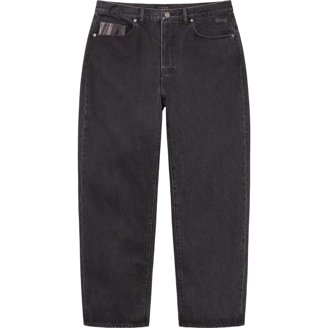 Supreme Supreme Coogi Baggy Jean (SS23) - Black - $198