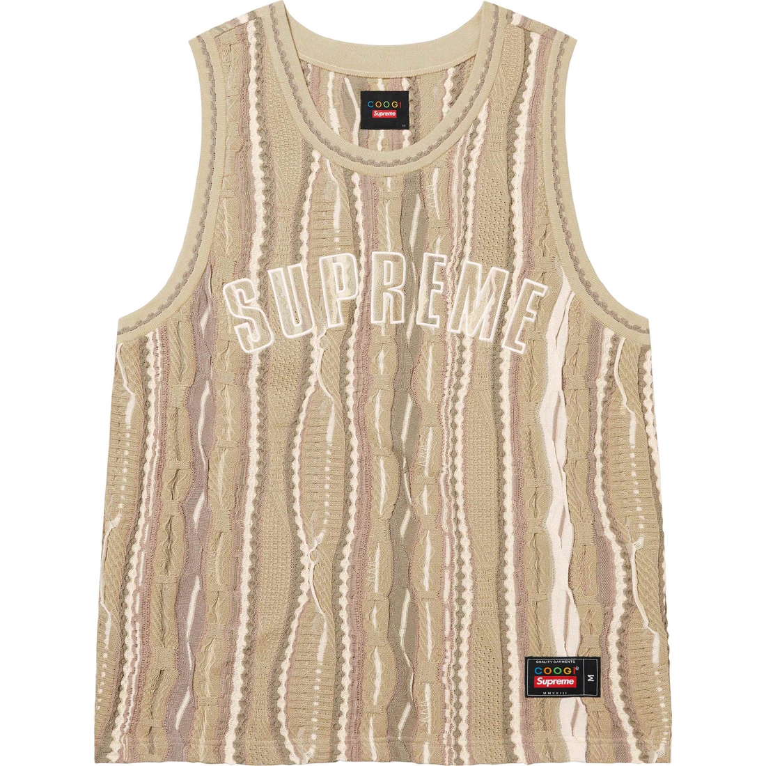 Supreme Supreme Coogi Basketball Jersey (SS23) - Tan - $178