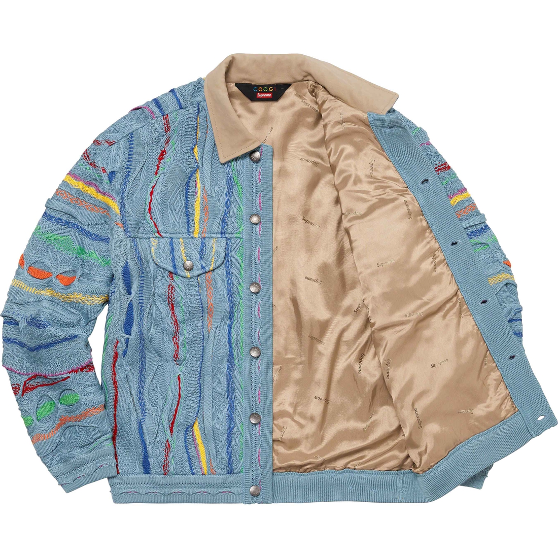 Supreme Supreme Coogi Trucker Jacket (SS23) - Blue - $368