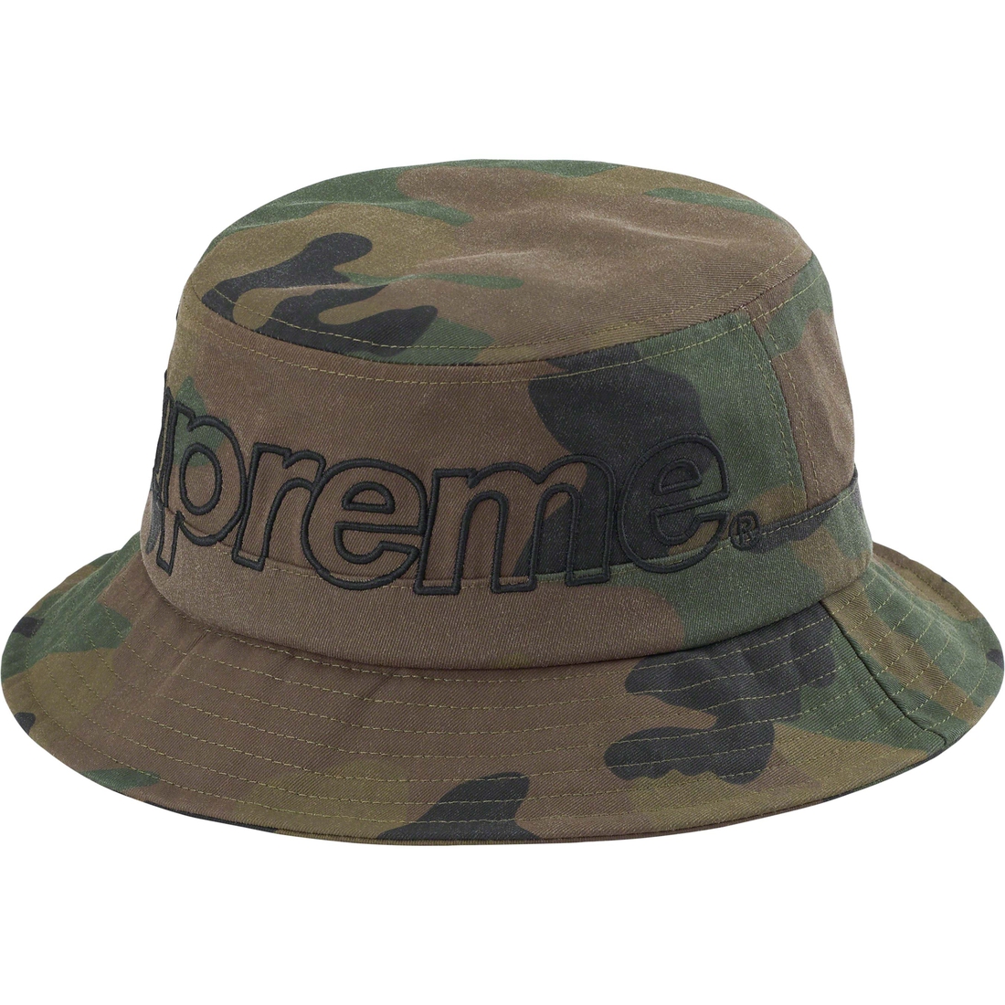 Supreme Outline Crusher (SS23) - Woodland Camo - $58