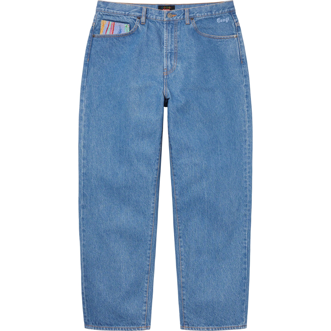 Supreme Supreme Coogi Baggy Jean (SS23) - Blue - $198