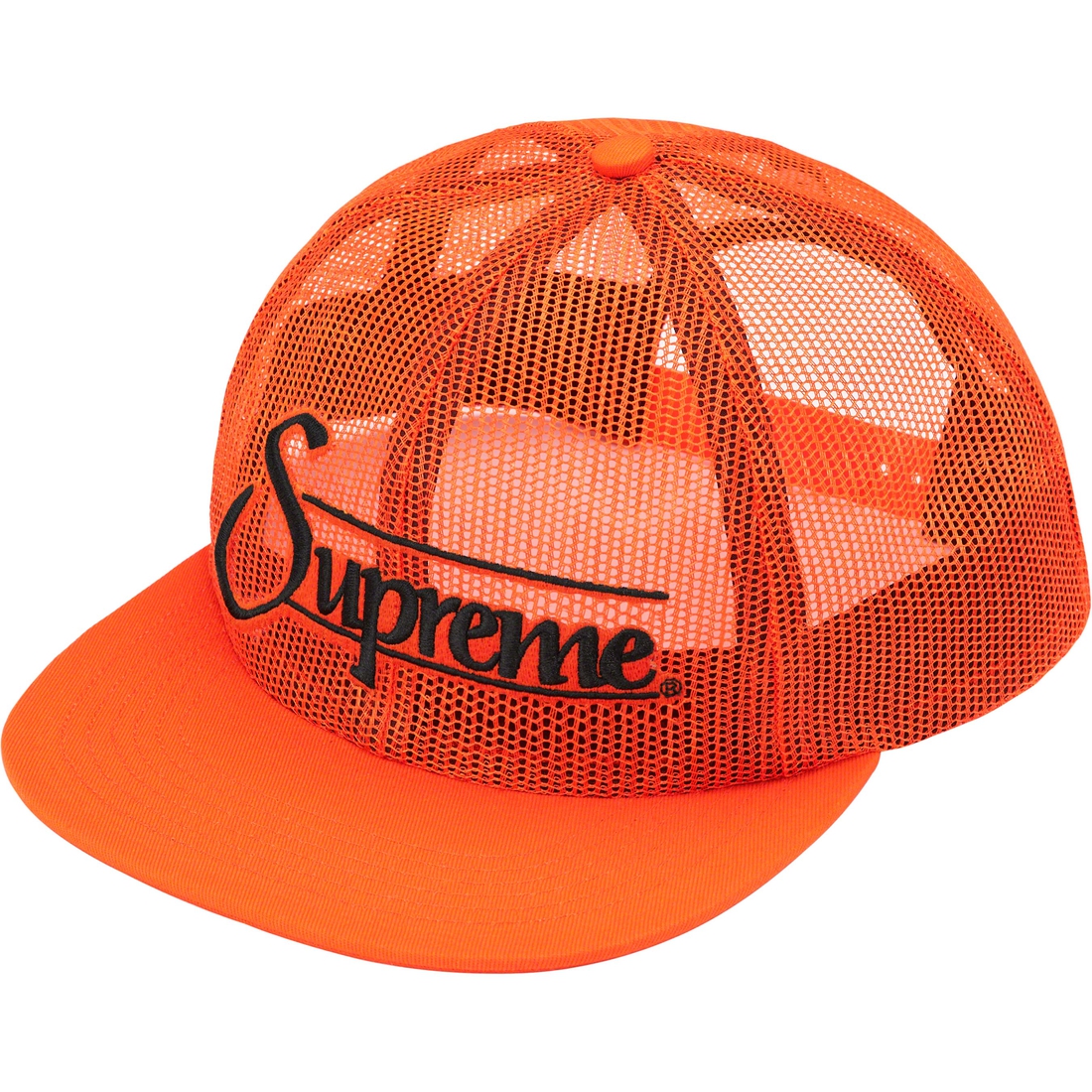 Supreme Mesh 6-Panel (SS23) - Orange - $48