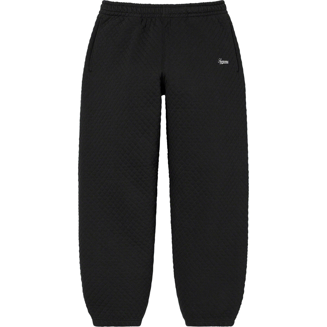 Supreme Micro Quilted Sweatpant (SS23) - Black - $168