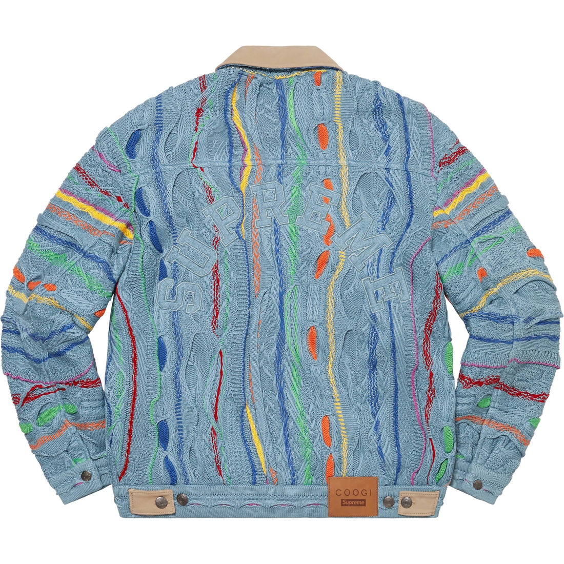 Supreme Supreme Coogi Trucker Jacket (SS23) - Blue - $368