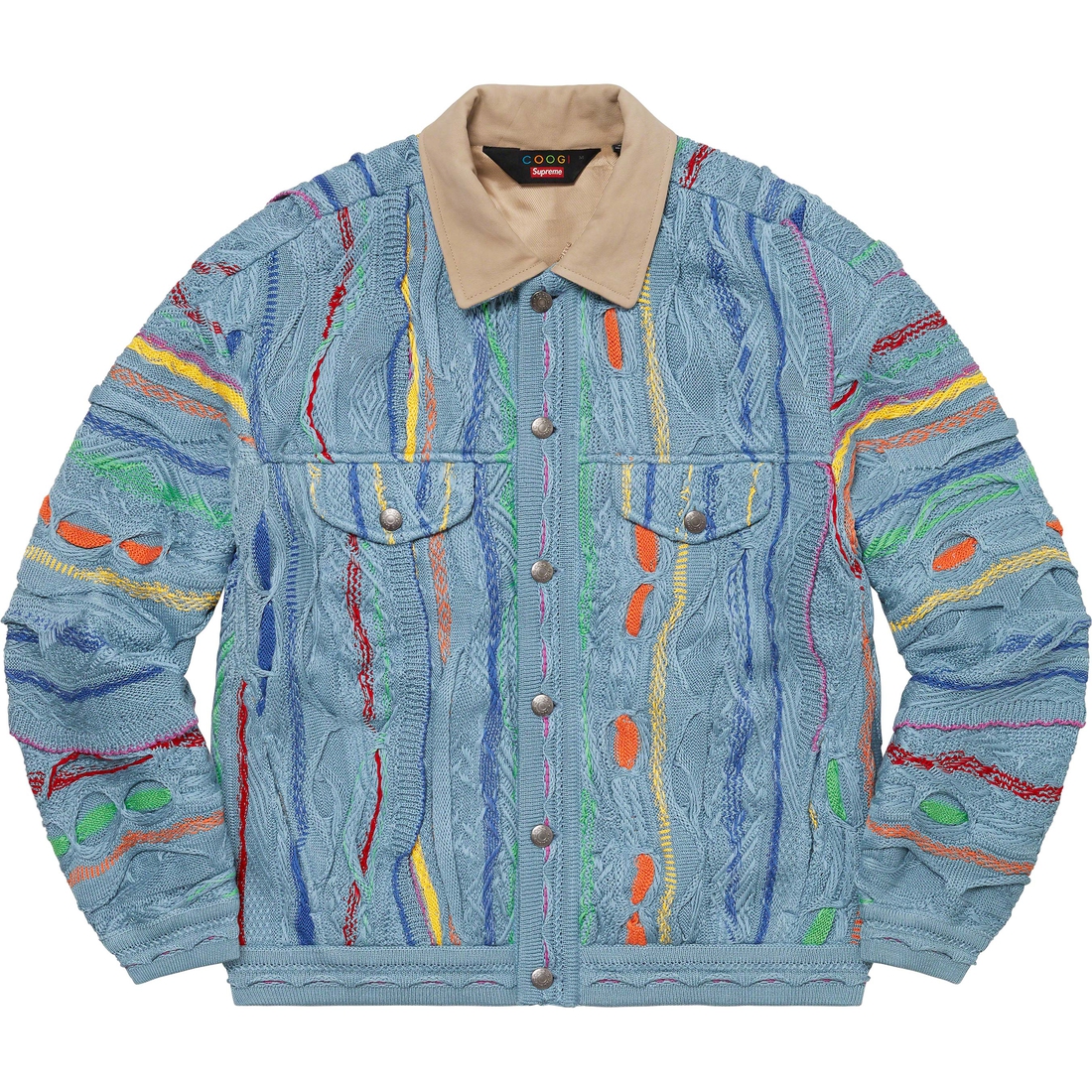 Supreme Supreme Coogi Trucker Jacket (SS23) - Blue - $368