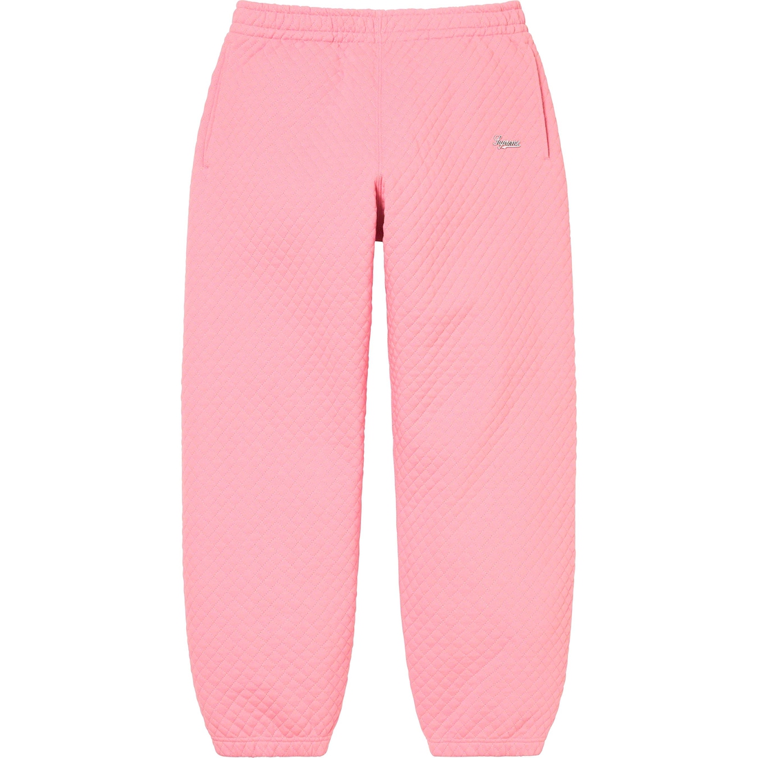 Supreme Micro Quilted Sweatpant (SS23) - Dusty Pink - $168