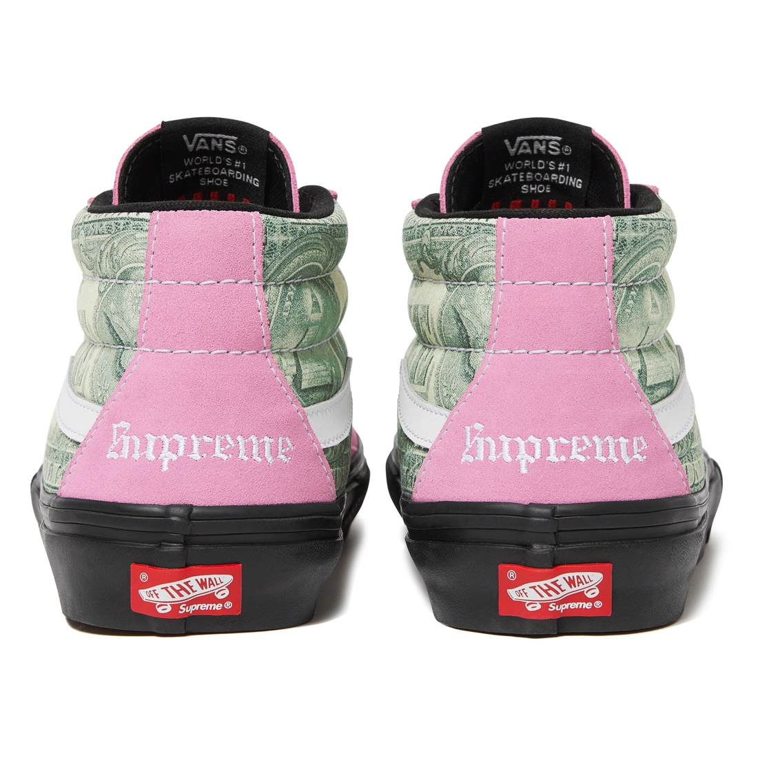 Supreme Supreme  Vans Dollar Skate Grosso Mid (SS23) - Pink - $110