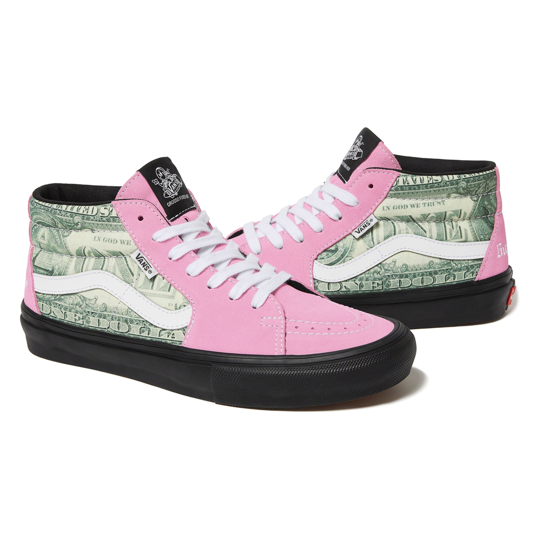 Supreme Supreme  Vans Dollar Skate Grosso Mid (SS23) - Pink - $110