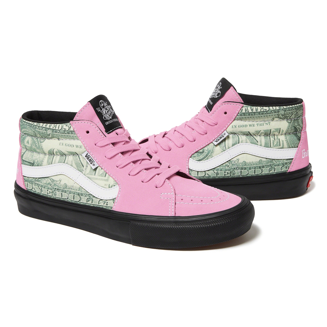 Supreme Supreme  Vans Dollar Skate Grosso Mid (SS23) - Pink - $110