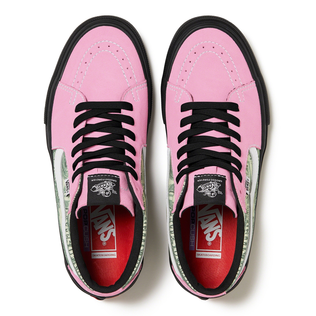 Supreme Supreme  Vans Dollar Skate Grosso Mid (SS23) - Pink - $110