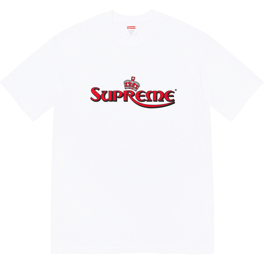Supreme Crown Tee (SS23) - White - $40