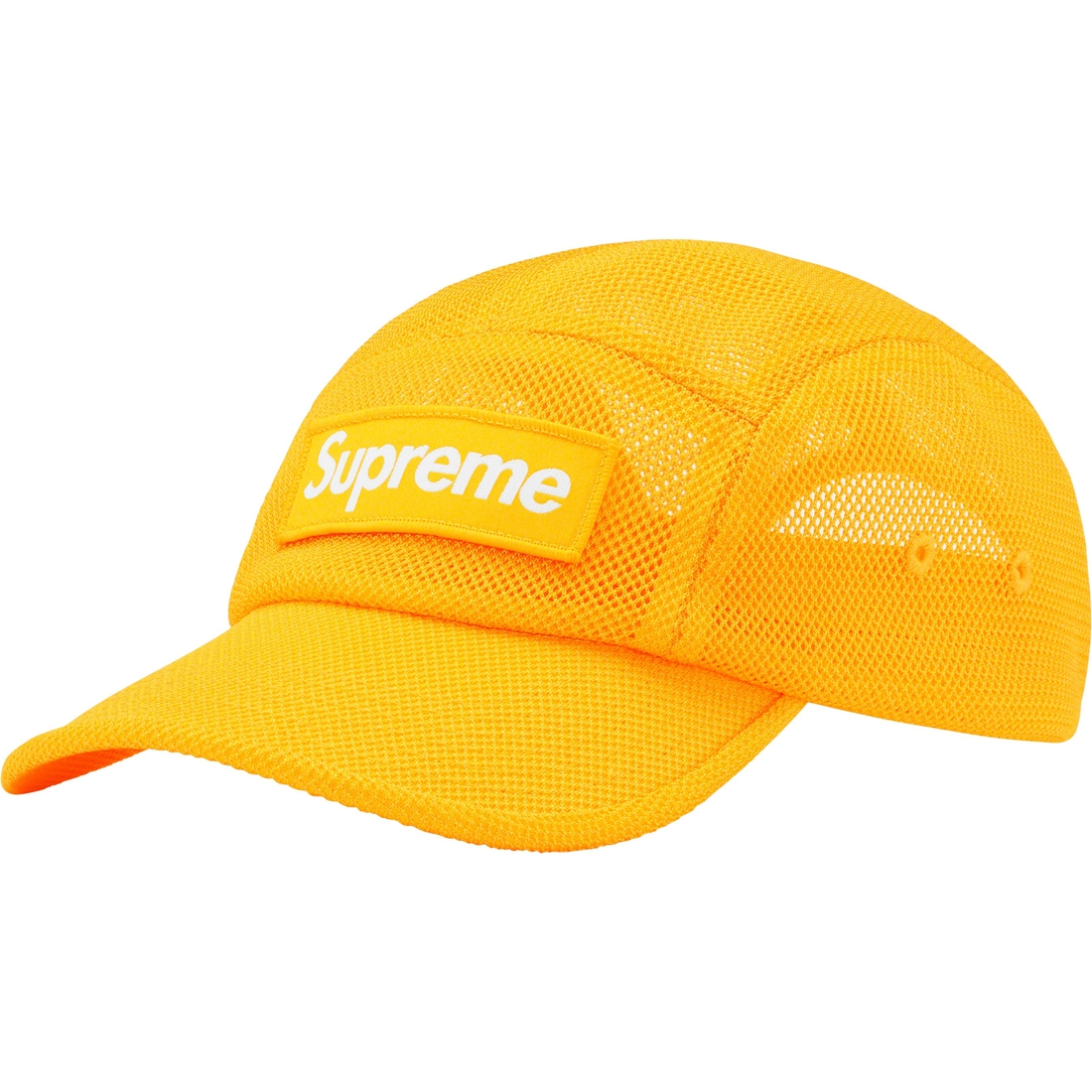 Supreme Mesh Cordura Camp Cap (SS23) - Yellow - $54