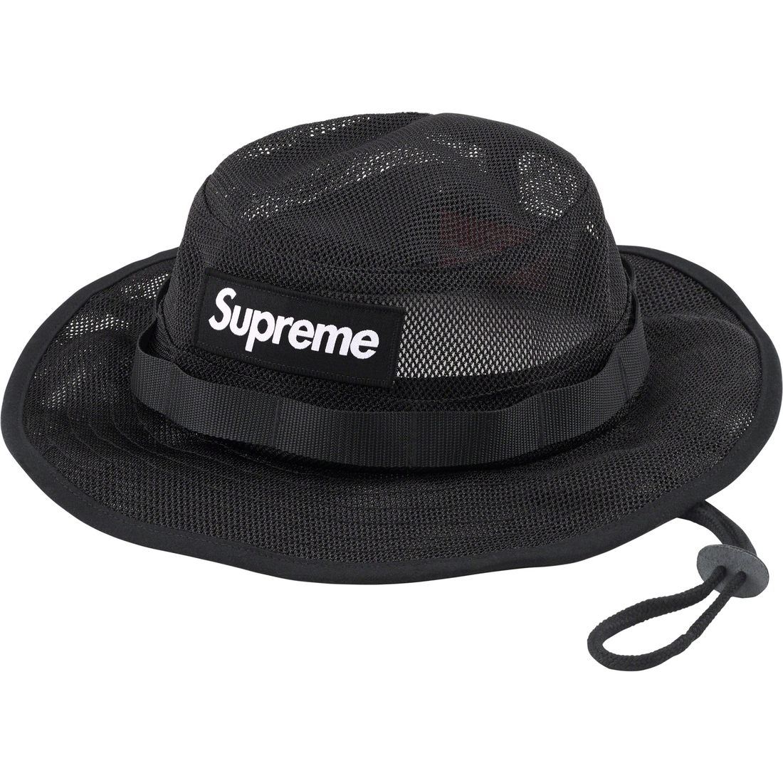 Supreme Mesh Cordura Boonie (SS23) - Black - $64