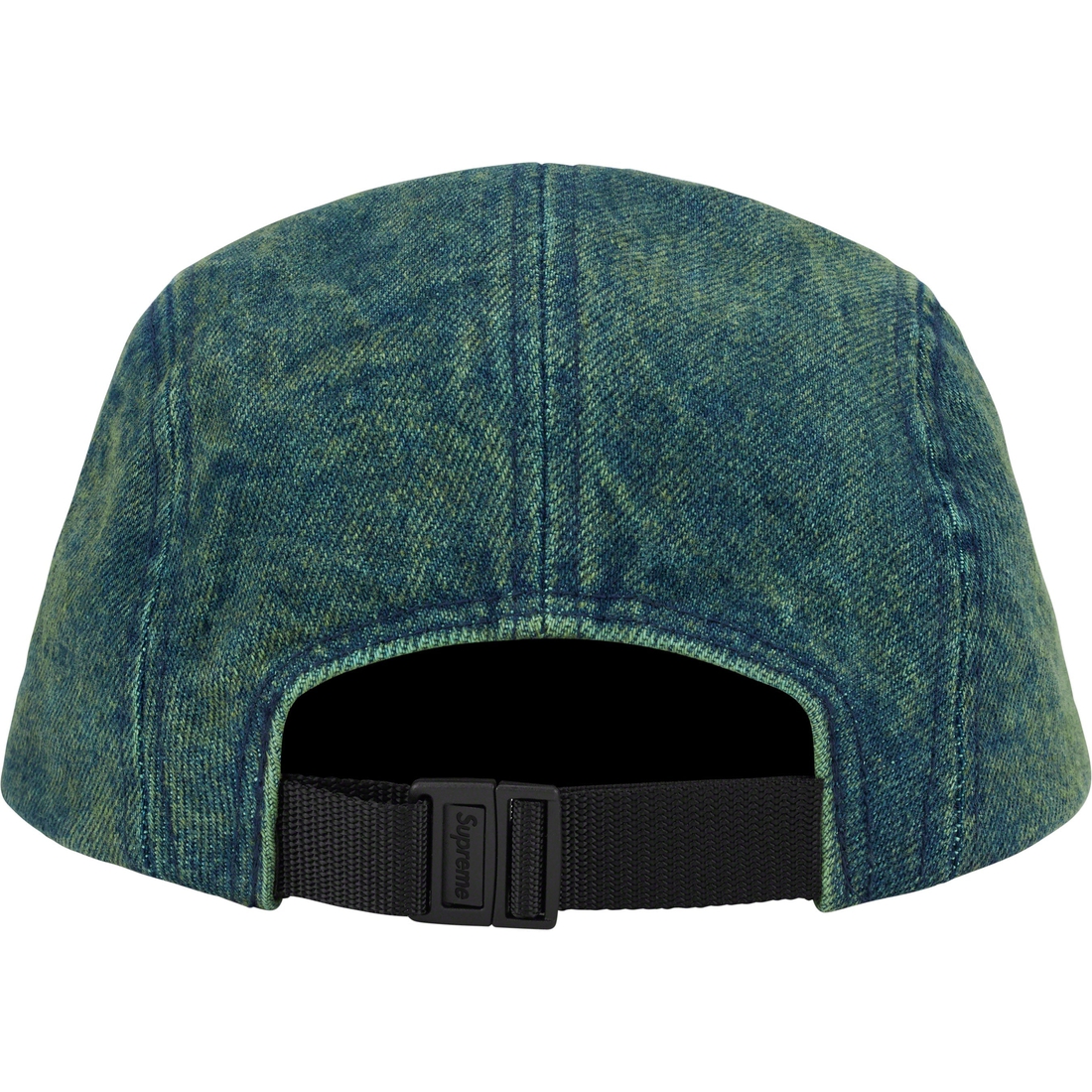 Supreme Denim Camp Cap (SS23) - Overdyed Green - $48