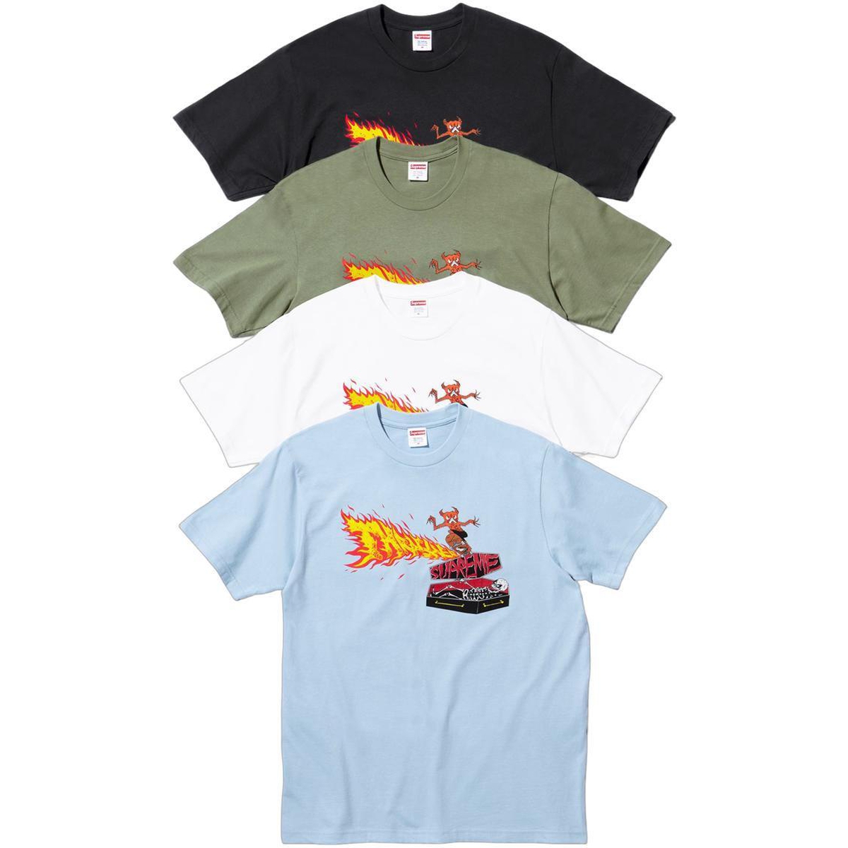 Supreme Supreme Thrasher Back Tail Tee (FW24) - $44