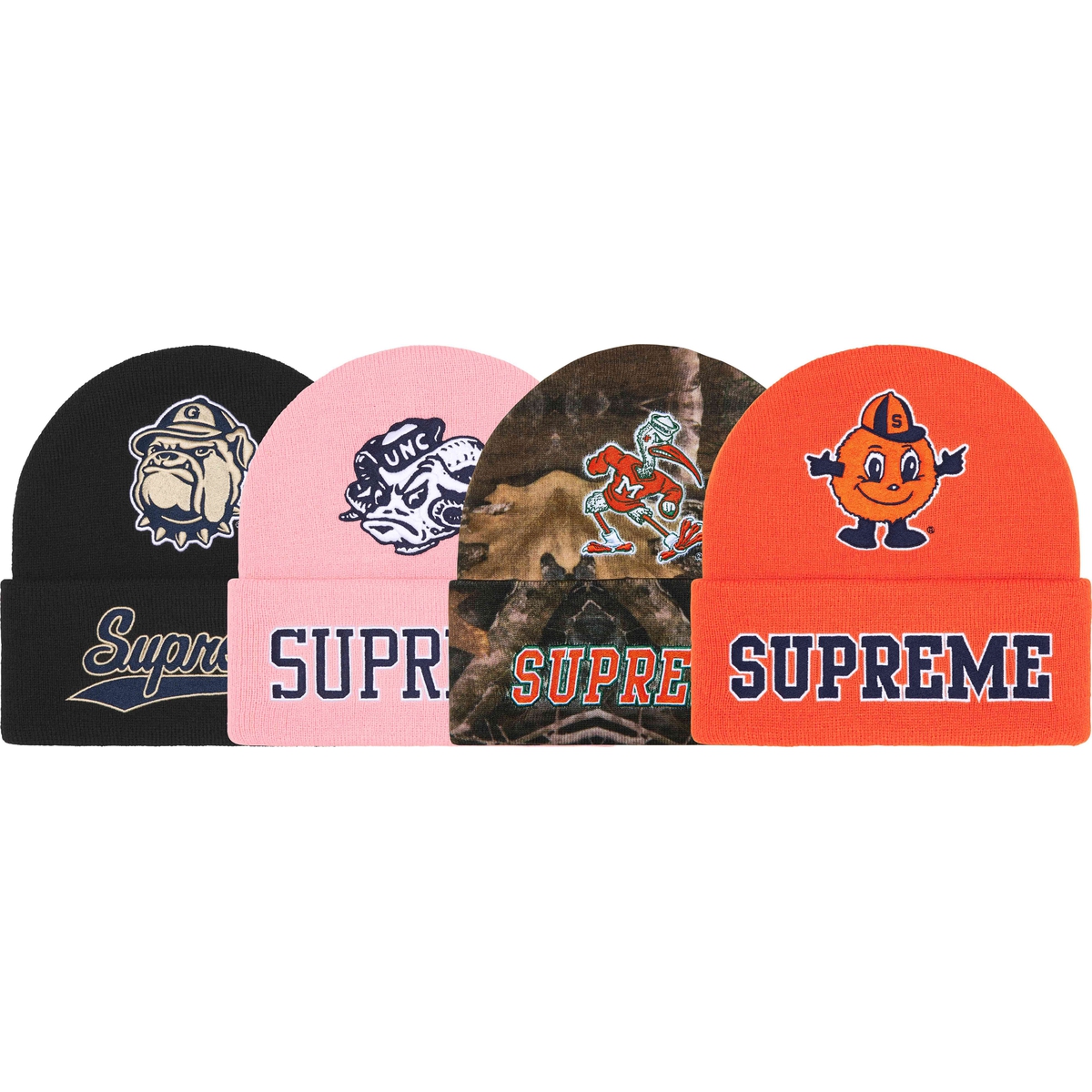 Supreme Supreme Mitchell & Ness NCAA Beanie releasing on Week 12 for fall winter 2024