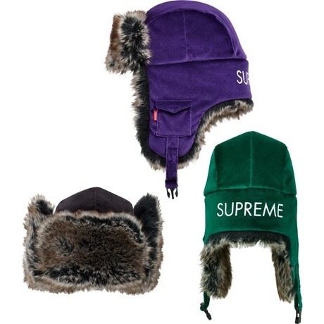 Supreme Velvet Polka Dot Trooper Hat 1 (FW11)