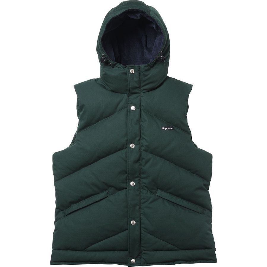 Supreme Hooded Down Vest 1 (FW12)