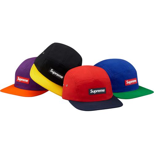 Supreme Tri-Color Rubber Logo Camp Cap (FW13)
