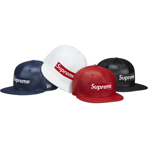 Supreme Leather Box Logo New Era (FW15)