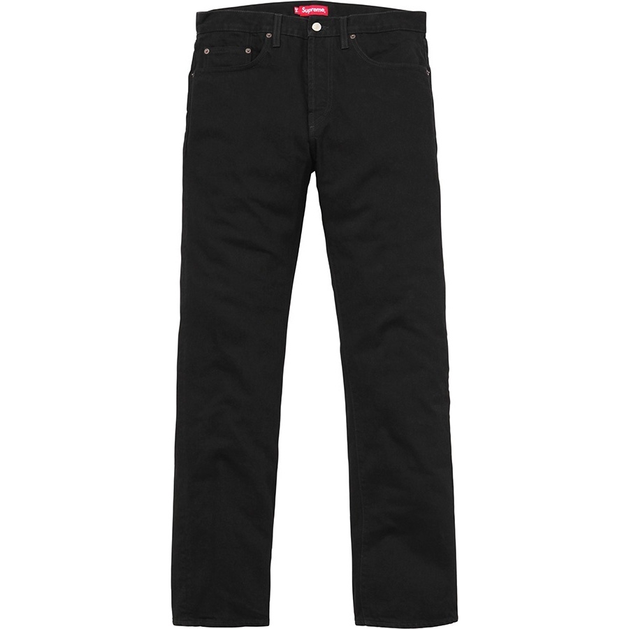 Supreme Black Slim Jean (FW15)