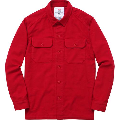 Supreme Moleskin Army Shirt (FW15)
