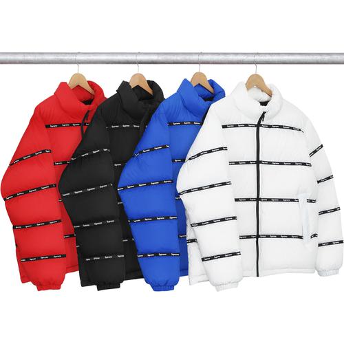 Supreme Logo Tape Puffy Jacket (FW16)