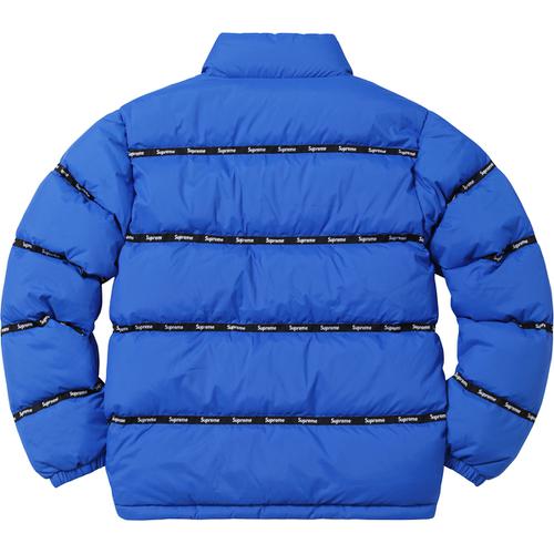 Supreme Logo Tape Puffy Jacket (FW16)