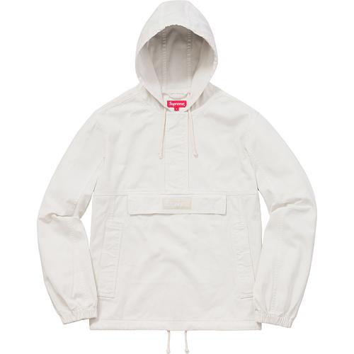 Supreme Contrast Stitch Twill Pullover  (FW16)