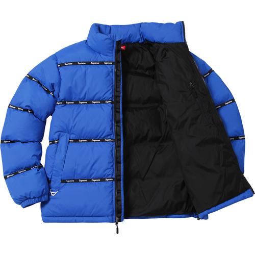 Supreme Logo Tape Puffy Jacket (FW16)